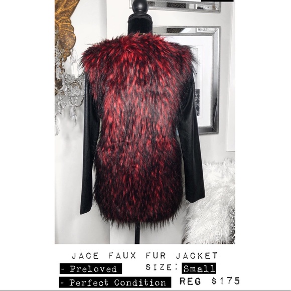 GOLDIE LONDON - JACE FAUX FUR JACKET - Picture 6 of 6